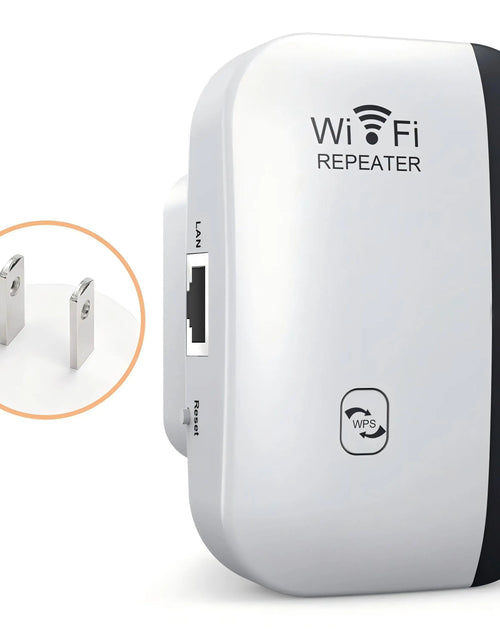 Load image into Gallery viewer, Wifi Repeater Wireless Signal Amplifier Extended Network Enhancer EU US Home Router 300M Thro
