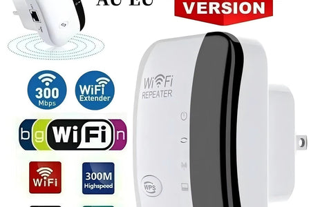 Wifi Repeater Wireless Signal Amplifier Extended Network Enhancer EU US Home Router 300M Thro
